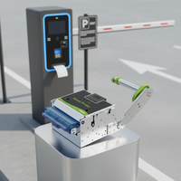 Imprimante thermique intégrée Cashino KP-802 de 3 pouces avec système anti-blocage du papier, imprimante 80 mm, interface LAN pour totem numérique