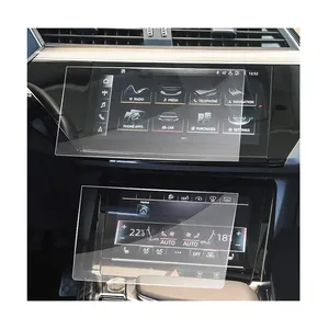 Audi için A3 A4 A5 A6 A7 A8 Q2 Q3 Q5 Q7 Q8 temperli cam 9H araba bilgi-eğlence Stereo ekran merkezi dokunmatik ekran koruyucu Film