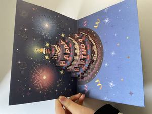 Kartu Ucapan <span class=keywords><strong>3D</strong></span> Pop Up Khusus, Kartu Ucapan Kertas Cetak Offset Kustom dengan Amplop, Kartu Ucapan Hadiah <span class=keywords><strong>3D</strong></span> Pop Up Kreatif Kustom - Product Image 3