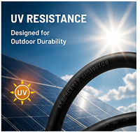 Für PV1-F 4mm² Solar-PV-Kabel DC 1500V Verzinntes Kupfer XLPE-Isolierung LSZH Photovoltaik-Kabel für Solaranlagen