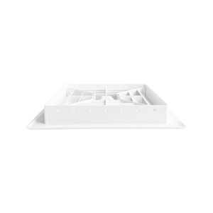 Diffuseur de Plaque de Montage ABS, Diffuseur d'<span class=keywords><strong>Air</strong></span> Carré 4 Voies, Grille Anti-Condensation pour Climatisation Centrale - Product Image 6