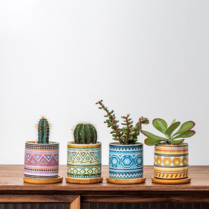 Vasi in ceramica <span class=keywords><strong>per</strong></span> interni in stile Boho <span class=keywords><strong>per</strong></span> <span class=keywords><strong>piante</strong></span> decorazioni da giardino vasi da fiori <span class=keywords><strong>fioriere</strong></span> succulente - Product Image 4