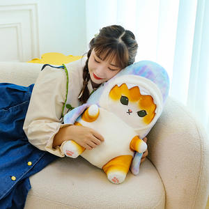 Divertente Peluche Ricamato a Forma di Grande Squalo Gatto, Cuscino Regalo Originale per Fidanzato/Fidanzata in Stile TikTok - Product Image 4