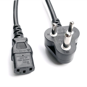 Câble d'alimentation noir avec prise <span class=keywords><strong>secteur</strong></span> européenne vers IEC C9, 2 m, assemblage de câbles - Product Image 4