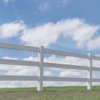 Clôture de ferme pour chevaux en PVC résistant aux intempéries, anti-rayures, pour la délimitation des ranchs d'élevage