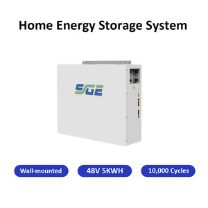 Space Saving 48V Wall-<b>Mounted</b> 5KWH Home Energy Storage Power Supply Sodium Ion With BMS 10000 Cycles for Home Appliances - Product Image 1