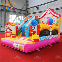 Château gonflable Winsun Clown Molding, résistant au feu, imperméable, PVC sans plomb, installation facile, taille personnalisée, CE