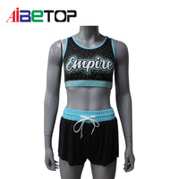 Sublimation de logo personnalisé et design de vêtements de pratique de danse Studio de danse vêtements de pratique de danse survêtements vêtements de joie