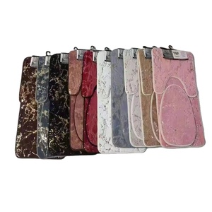 Sang Trọng Vàng Thất Bại Thỏ lông Bathmat Fluffy mờ <span class=keywords><strong>Mat</strong></span> Non-Slip thấm Tắm <span class=keywords><strong>Mat</strong></span> nhà vệ sinh chỗ ngồi thiết lập - Product Image 1