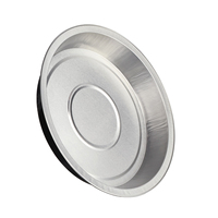 Barquettes jetables rondes en aluminium PET, plastique, micro-ondables, de qualité alimentaire, avec couvercles, pour la cuisson, le barbecue, la grillade, la cuisine, le stockage, la préparation