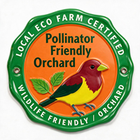 Plaque Murale en Aluminium 3D Gaufrée Découpée pour Verger Écologique, Amie des Pollinisateurs, Décoration de Jardin, Vente en Gros, OEM