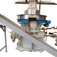 Ligne de production de granulés de biomasse à matrice plate haute capacité avec moteur pour la paille, les tiges de maïs, les balles de riz et la paille de blé