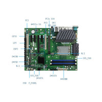 Placa Base Industrial JWIPC W680 14USB 6COM 2PCI 5PCIE con Doble Puerto Gigabit Ethernet, 4DDR5 DIM, Cuatro Pantallas, 4SATA, LGA1700 ATX