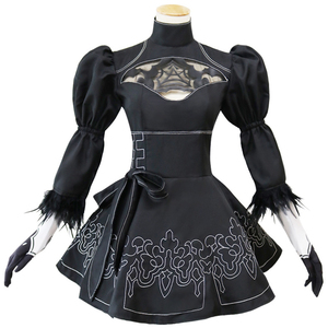 <span class=keywords><strong>YoRHa</strong></span> No. Costume de cosplay de personnage de dessin animé de type B pour filles et adultes, ensemble complet en polyester - Product Image 3