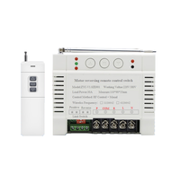 110V-380V commutateur de télécommande sans fil 40A disjoncteur mesure de puissance contrôleur de moteur inverse Options de Code de roulement fixe