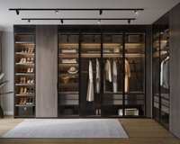 Armoires modernes en bois massif personnalisables - Écologiques pour la chambre à coucher, le salon, le bureau à domicile, la salle à manger, la salle de sport et l'école - Meubles de rangement