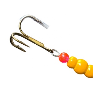 Leurre de pêche en métal Yousya, cuillère en laiton avec hameçon triple Mustad pour truite et basse - Product Image 5