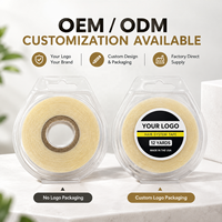 Rouleau de ruban adhésif double face imperméable pour extensions à bandes, perruques, postiches et systèmes capillaires