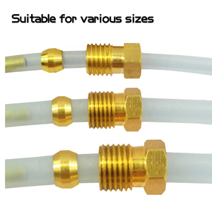 Manchons de compression en laiton de 12 mm, surface polie, raccords de compression en laiton - Product Image 5