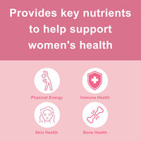 OEM Vrouwen Multivitamine Gummies Suiker Vrij Fruit Smaak Gummy Candy Antioxidanten Gezondheidssupplementen voor Vrouwen