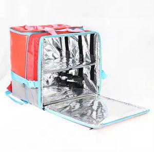 Pedidosya กระเป๋าเก็บความเย็นอุปกรณ์จัดเลี้ยงอาหารกระเป๋าเป้สะพายหลัง PVC เป็นมิตรกับสิ่งแวดล้อมกระเป๋าเครื่องดื่มเย็น - Product Image 5