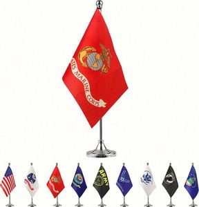 Banderas de Escritorio Personalizadas al por Mayor con Logotipo, Bandera de Mesa de Poliéster Resistente, Personalizada para Negocios con Opción de Base - Product Image 4