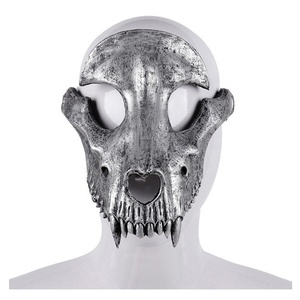 Masque d'os de mouton de crâne en mousse PU pour Halloween Cosplay mascarade carnaval fête accessoires - Product Image 3