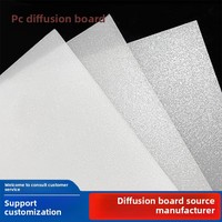 Plaque acrylique/PC/PS feuille de diffuseur givré blanc laiteux pour éclairage Led feuilles de plastique de plaque lumineuse uniforme d'usine acrylique A4