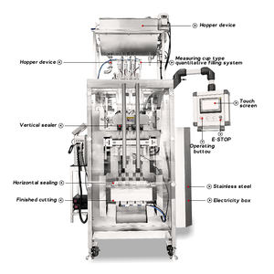 Máquina de Embalagem Automática Multicanal para Sachês de 10ml, 15ml, 20ml com Selagem Traseira para Líquidos, Molhos e Mel em Bastão - Product Image 3