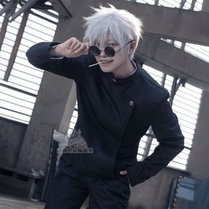 Costume de cosplay Manyusha Jujutsu Kaisen Gojo Satoru pour homme, taille adulte, été 2025, pantalon inclus, source transfrontalière - Product Image 3