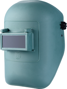 Soldador de seguridad con arco de argón montado en la cabeza de estilos verdes simples, protector facial, casco, Máscara de Soldadura con gafas abatibles - Product Image 3