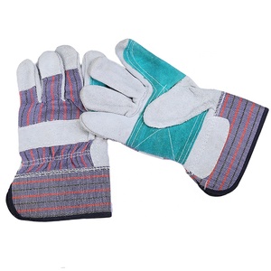 Guantes de seguridad de construcción de cuero de protección personalizada profesional de alta calidad Sanjian guantes de soldadura de 10 pulgadas para soldadores - Product Image 4