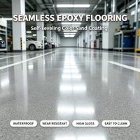 Peinture époxy auto-nivelante résistante aux taches et facile à nettoyer pour sols en sable coloré, liquide, pour béton, intérieur/extérieur, projets domestiques