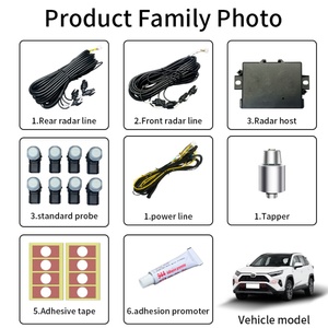 Highlander 2018-2026 Car Parking <b>System</b> Smart <b>Wireless</b> Sensors, Front and Back Car Parking Compatible with Original Dashboard - Product Image 2