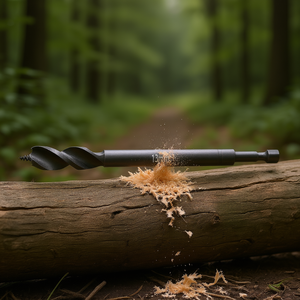 Broca para madera de 13 mm con 3 filos en espiral para perforar troncos - Product Image 3