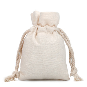 custom printed reusable eco friendly cotton canvas fabric muslin pouch drawstring bag dust packing bags