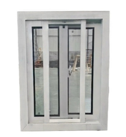 Ventana Corredera Horizontal Moderna de PVC Resistente al Viento con Rejilla para Dormitorio, Baño y Sala de Estar, Marca BOCHARM