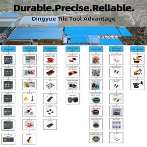 Herramienta Automática Oscilante para Colocación de Azulejos, de Doble Uso para Pared y Suelo, Estructura Industrial para Trabajos de Instalación de Azulejos de Cerámica de Alta Resistencia - Product Image 2