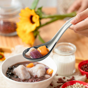 Cucharas de Sopa de Cerámica China, Cucharas de Porcelana para Degustación Asiática, Juego de Cucharas para Ramen, Dumplings, Arroz y Fideos - Product Image 6