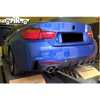 HS nouvellement répertorié Quad échappement M Performance pare-chocs arrière diffuseur lèvre pour BMW série 4 F32 F33 F36 m-sport 2014-2020