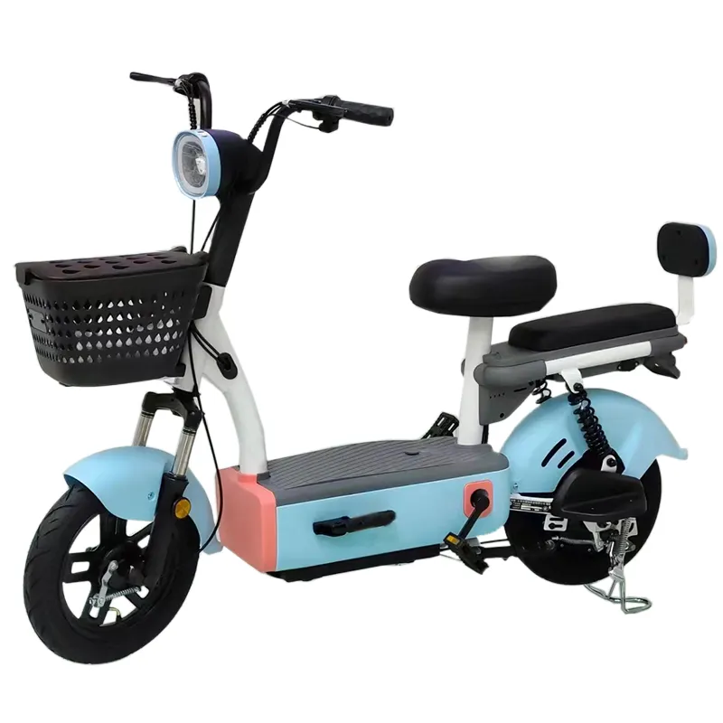 थोक अच्छी गुणवत्ता दो पहिया स्कूटर टायर ईबाइक वयस्क नीली पर्वत इलेक्ट्रिक साइकिल