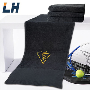 Asciugamano da Palestra Personalizzato <span class=keywords><strong>con</strong></span> Logo Jacquard in Rilievo, Antimicrobico, ad Asciugatura Rapida, Ecologico, 100% Cotone, per Sport all'Aperto e Bagno - Product Image 2