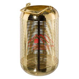 เชิงเทียนโลหะสีทองแบบเฮอร์ริเคน พร้อมแก้วใส ตกแต่งโต๊ะกลาง ดีไซน์ใหม่ปี 2026 ทำจากโลหะอะลูมิเนียม - Product Image 3