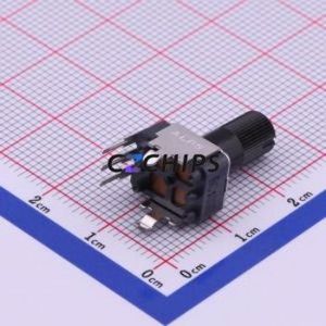 ตัวต้านทานแบบปรับได้/โพเทนชิออมิเตอร์ผ่านรู (THT) RK09K1130081 10kOhm 20% 20V 50mW - Product Image 2