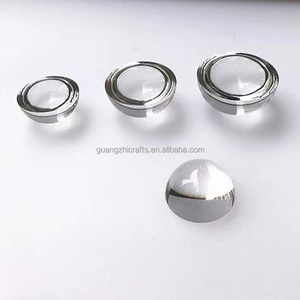 मैग्नीफाइंग ग्लास क्रिस्टल हाफ बॉल रीडिंग ऐक्रेलिक पेपरवेट ब्लॉक - Product Image 1