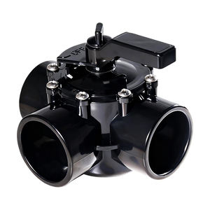 4717 Valve NeverLube à <span class=keywords><strong>3</strong></span> ports de 2 à 2 à 1/2 pouces à joint positif compatible avec Jandy, <span class=keywords><strong>vanne</strong></span> de dérivation à <span class=keywords><strong>3</strong></span> voies adaptée à la <span class=keywords><strong>piscine</strong></span> au sol - Product Image 1