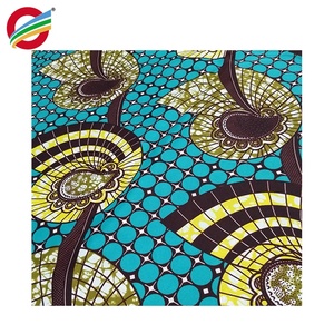 Nouveau <span class=keywords><strong>Pagne</strong></span> en Coton Ankara Tissus Africains Wax Véritable <span class=keywords><strong>6</strong></span> <span class=keywords><strong>Yards</strong></span> - Product Image 6