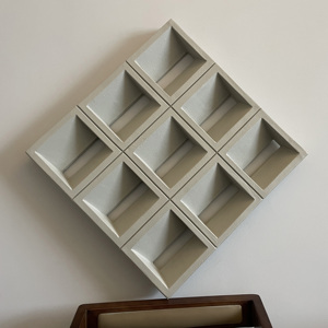 Pannello Decorativo in PU Effetto Pietra 3D, Lastra a Griglia Cava per Decorazione d'Interni - Product Image 3