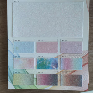 Cuero Brillante de PU Impermeable con Destellos Finos de Arcoíris de 0.6mm para Maletas, Zapatos, Fundas de Teléfono Móvil, Bolsos, Muebles y Uso Decorativo - Product Image 2