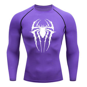 Camiseta Deportiva de Manga Larga de Secado Rápido para <span class=keywords><strong>Hombre</strong></span>, Camiseta de Compresión con Cobertura Completa de Manga para Gimnasio, Ropa Deportiva Ajustada - Product Image 6